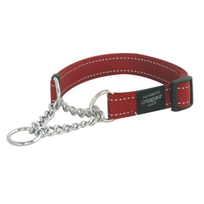 Rogz For Dogs Lumberjack Halfslip Halsband Rood