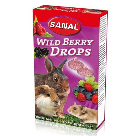 Sanal Knaagdier 3-Pack Drops Yogurt / Salad / Wild Berry