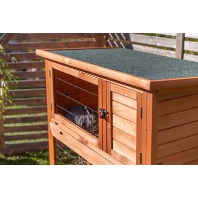 Trixie Natura Konijnenhok Met Ren Bruin