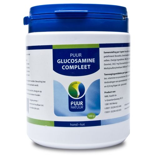 Puur Natuur Glucosamine Extra (Compleet) Voor Hond En Kat