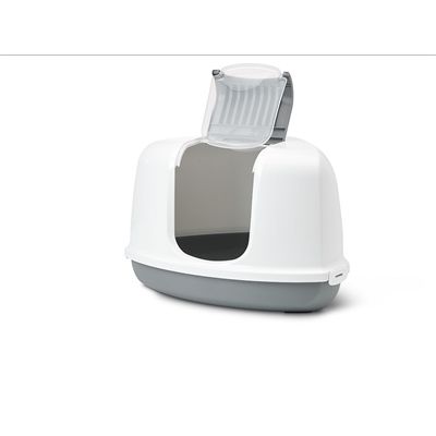 Savic Hoek Kattenbak Nestor Grijs / Wit