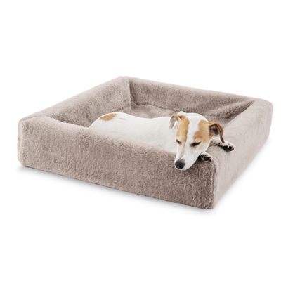 Bia Bed Fleece Hoes Hondenmand Taupe