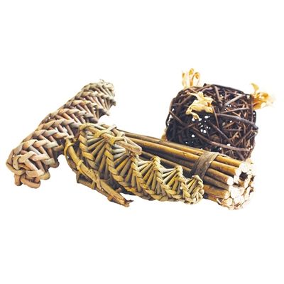 Nature First Happy Pet Nature First Wilg Mega Pack Spiraal / Mais / Bal / Sticks