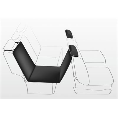 Trixie Autodeken Katoen / Polyester Zwart