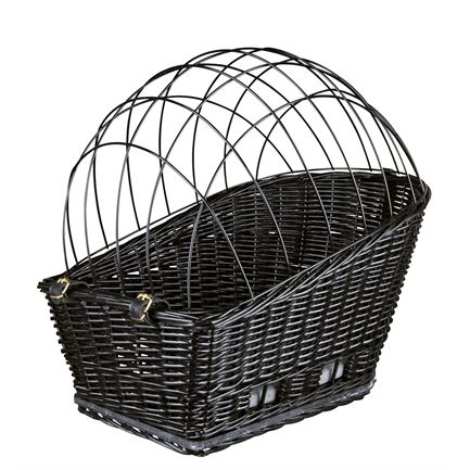 Trixie Fietsmand Met Draadkoepel Achterop Zwart