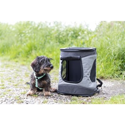 Trixie Hondentas Timon Zwart / Grijs