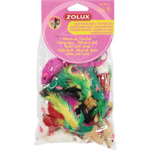 Zolux Kattenspeelgoed Bontmuisjes Assorti
