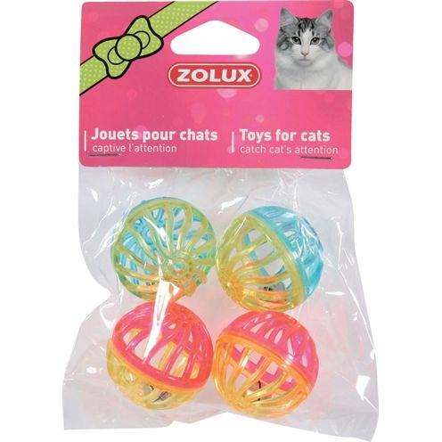 Zolux Kattenspeelgoed Bal Twist Met Bel Assorti