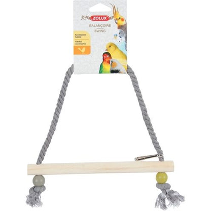 Zolux Schommel Hout Met Touw Assorti