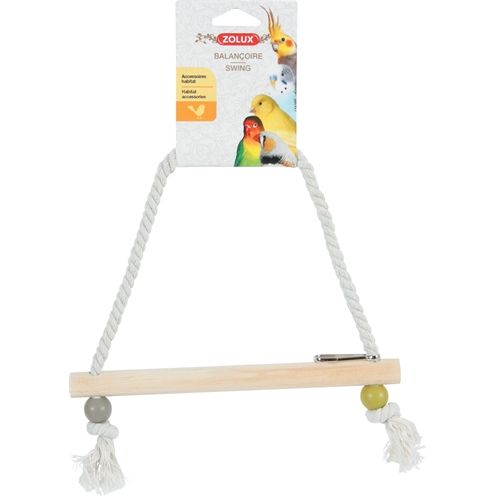 Zolux Schommel Hout Met Touw Assorti