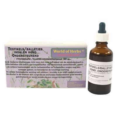World Of Herbs Fytotherapie Testikel / Balletjes Indalen Hond