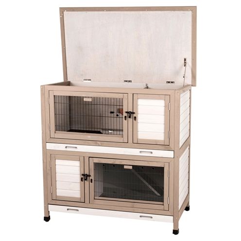 Trixie Natura Konijnenhok Met Isolatie Grijs