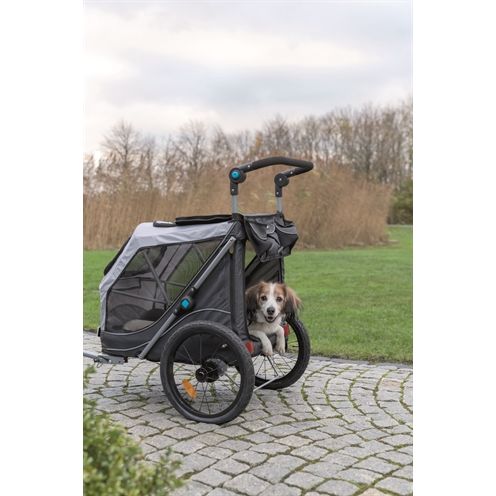 Trixie Hondenfietskar Opvouwbaar Grijs