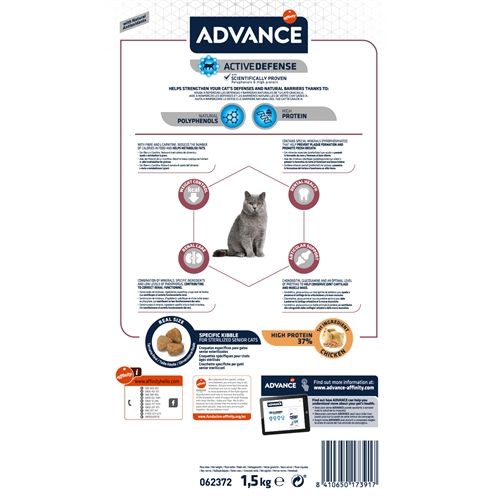 Advance Cat Sterilized Sensitive Senior 10+
