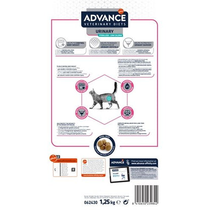Advance Veterinary Diet Cat Urinary Sterilized Minder Calorieën