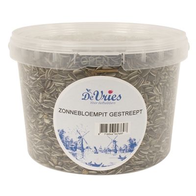 De Vries Zonnebloempit Gestreept