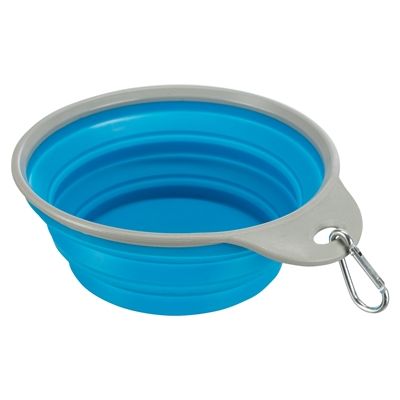 Trixie Voerbak / Drinkbak Reis Stevige Rand Siliconen Assorti