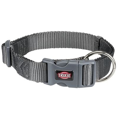 Trixie Halsband Hond Premium Grafiet Grijs