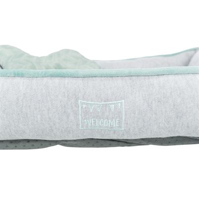 Trixie Junior Hondenmand Grijs / Mintgroen