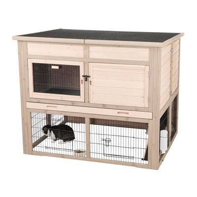 Trixie Natura Konijnenhok Xl Met Isolatie Grijs