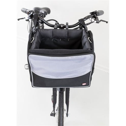 Trixie Fietsmand Voor Aan Stuur Nylon Zwart / Grijs