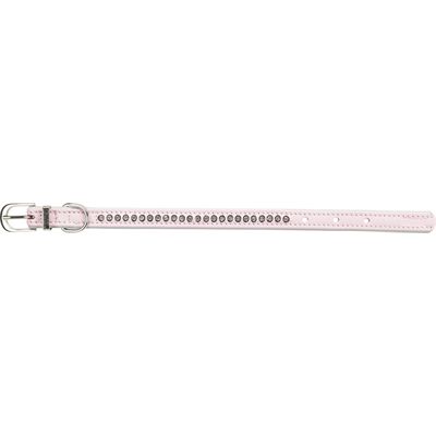 Trixie Halsband Hond Active Comfort Met Strass Steentjes Leer Roze