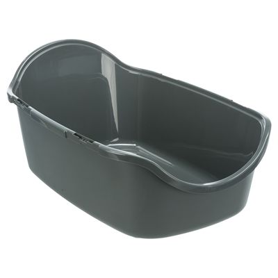 Trixie Be Eco Gerecycled Kattenbak Vico Met Kap Antraciet/Groen