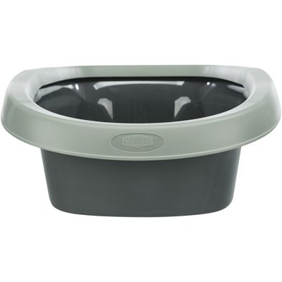 Trixie Be Eco Gerecycled Kattenbak Carlo Met Rand Antraciet / Grijs