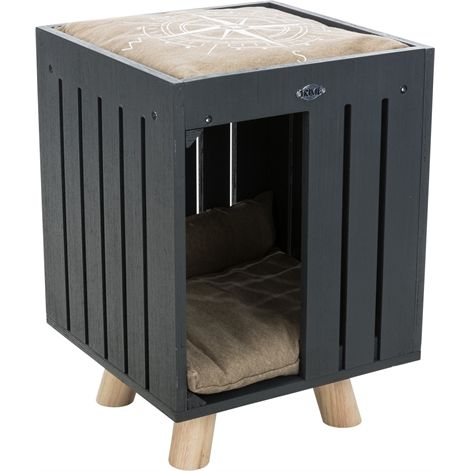 Trixie Be Nordic Kattenhuis Alva Antraciet / Zand