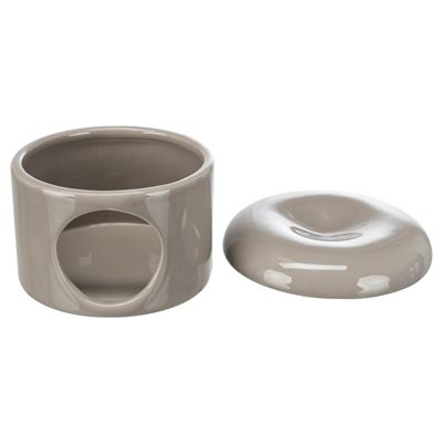 Trixie Speelhuis Muizen Met Deksel Keramiek Taupe