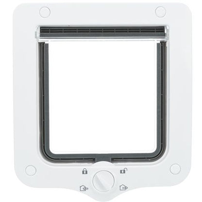 Trixie 4-Weg Kattenluik Inclusief Tunnelstuk Zwart