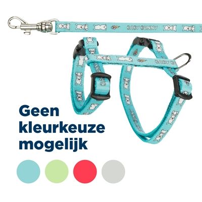 Trixie Konijnentuig Met Riem Baby Bunny Assorti