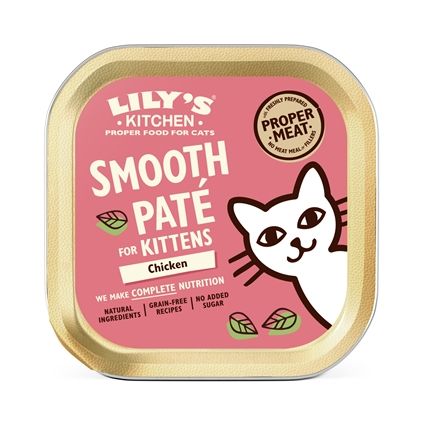 Lily's Kitchen Cat Kitten Smooth Pate Chicken