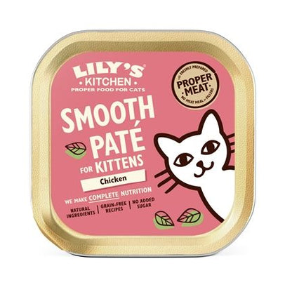 Lily's Kitchen Cat Kitten Smooth Pate Chicken
