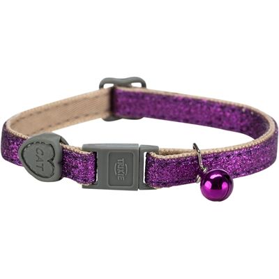 Trixie Halsband Kat Glitter Met Kunststof Sluiting Assorti
