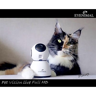 Eyenimal Pet Vision Live Hd Camera Met Geluidsdetectie