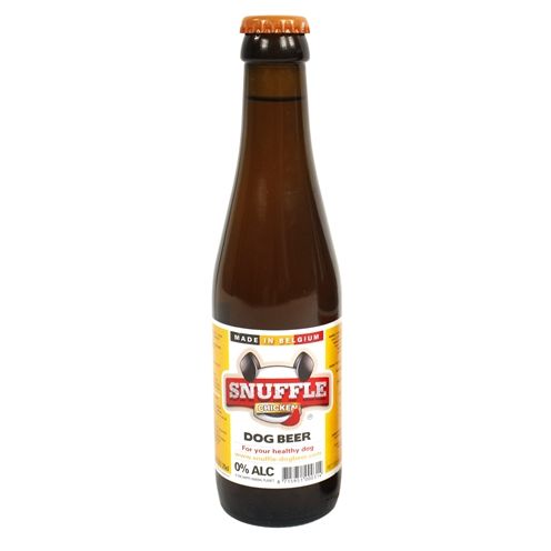 Snuffle Hondenbier Kipsmaak In Glazen Fles