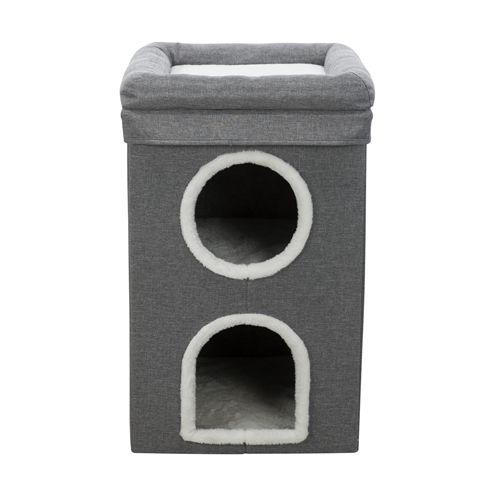Trixie Krabpaal Cat Tower Saul Grijs