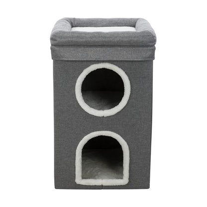 Trixie Krabpaal Cat Tower Saul Grijs