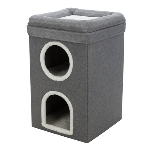 Trixie Krabpaal Cat Tower Saul Grijs
