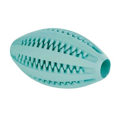 Trixie Denta Fun Rugby Bal Rubber Muntsmaak