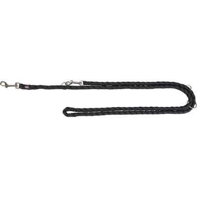 Trixie Hondenriem Cavo Verstelbaar Zwart