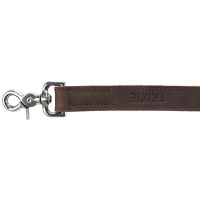 Trixie Hondenriem Rustic Vetleer Donkerbruin