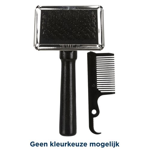 Trixie Slickerborstel Houten Greep / Metalen Pinnen Assorti