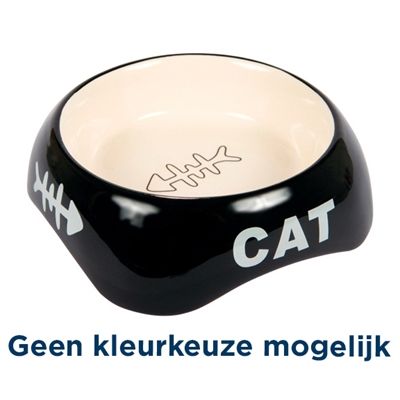 Trixie Voerbak / Waterbak Cat Visgraat Keramiek Assorti
