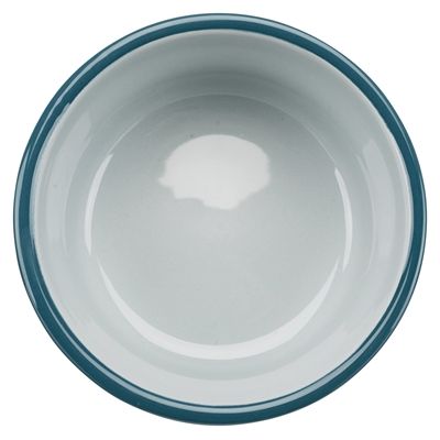 Trixie Voerbak Set Keramiek  /  Metaal Petrol / Grijs