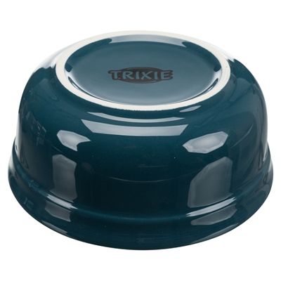 Trixie Voerbak-Set Keramiek  /  Metaal Petrol / Grijs