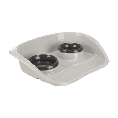 Trixie Voerbak Station Kunststof Wit  /  Assorti