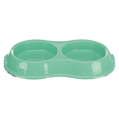 Trixie Voerbak / Waterbak Dubbel Kunststof Assorti