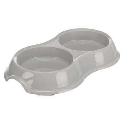 Trixie Voerbak / Waterbak Dubbel Kunststof Assorti